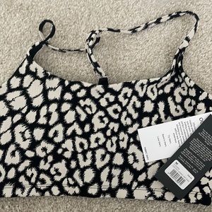 Glyder black/white leopard bra - size medium